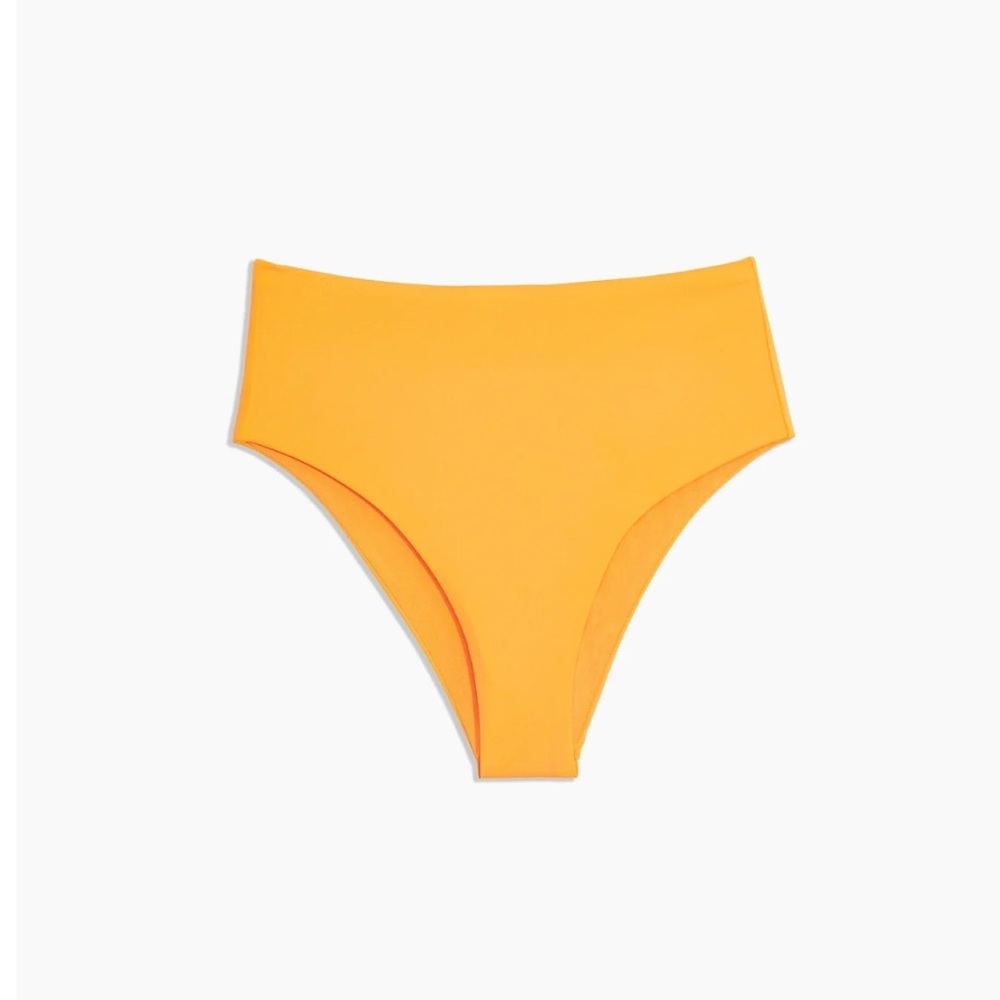 NWT Onia Sabrina Bikini Bottom Brief Persimmon Bright Neon Orange Beach Swim XL